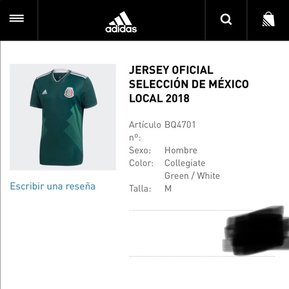 Mexico 2018/19 FMF green home replica jersey - Picture 5 of 5
